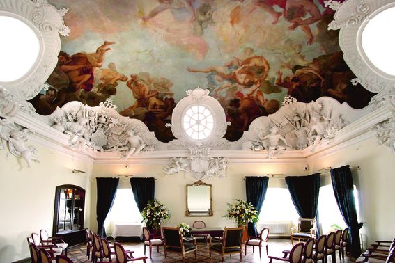 Saal in Schloss Bensberg – gesehen bei frauimmer-herrewig.de