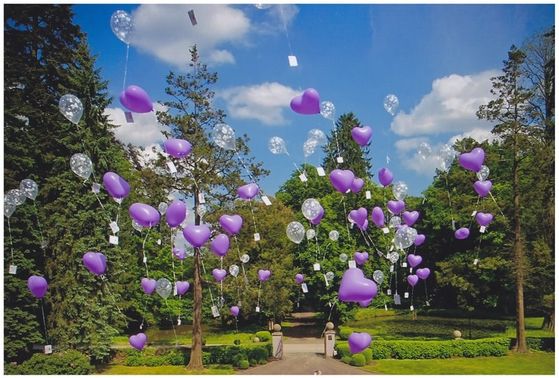 Luftballons auf Hochzeitsfeier – gesehen bei frauimmer-herrewig.de