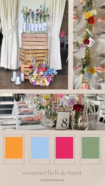 Moodboard 2 Amelie et Louise sommerlich bunt – gesehen bei frauimmer-herrewig.de