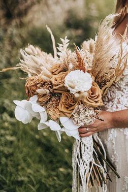 Boho Brautstrauß – gesehen bei frauimmer-herrewig.de