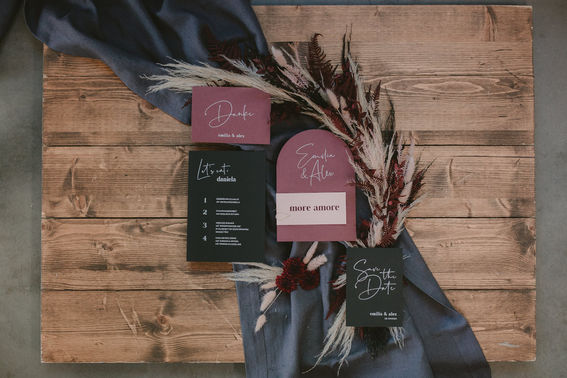 Hochzeitspapeterie boho – gesehen bei frauimmer-herrewig.de