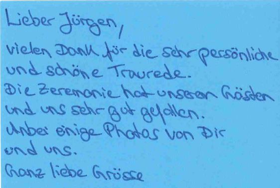 Dankesbrief an Freien Redner – gesehen bei frauimmer-herrewig.de