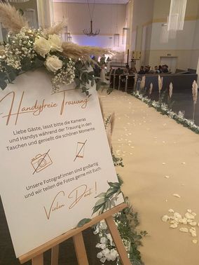 Hochzeit in der Eventkirche – gesehen bei frauimmer-herrewig.de