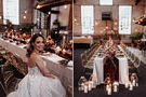 Boho Hochzeitstafel mit Lucy Wire Drahtstühlen in Gold - Tobias Tumac Photography – gesehen bei frauimmer-herrewig.de