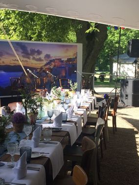 Sommerhochzeit Festzelt – gesehen bei frauimmer-herrewig.de