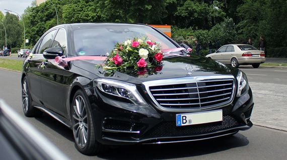 Limousine zur Hochzeit – gesehen bei frauimmer-herrewig.de