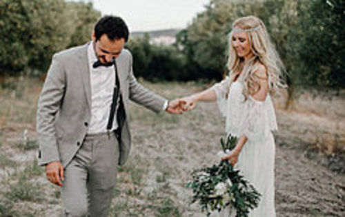 Boho-Hochzeit in Griechenland