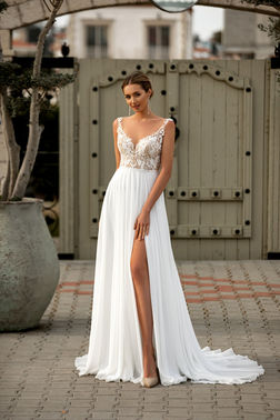Schlcihtes Brautkleid Siegburg ADORNIA BRAUTMODE – gesehen bei frauimmer-herrewig.de