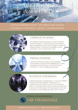 Flyer Wedding Events von Rath – gesehen bei frauimmer-herrewig.de Flyer Wedding Events von Rath – gesehen bei frauimmer-herrewig.de