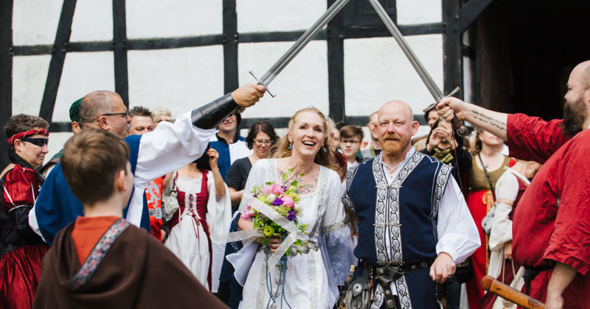 Hochzeit im Mittelalter Janine und Dirks MottoHochzeit Frau Immer
