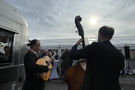 Vintage Jazz Trio Empfang Hochzeit – gesehen bei frauimmer-herrewig.de