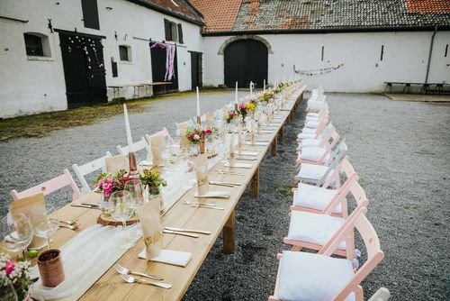 Veggie-Vintage-Outdoor-Hochzeit in Düsseldorf