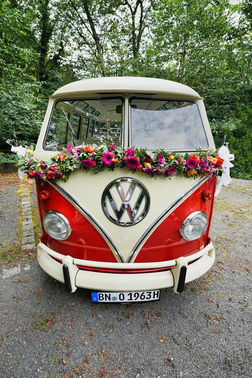 VW Samba T1 Hochzeitsfahrt – gesehen bei frauimmer-herrewig.de
