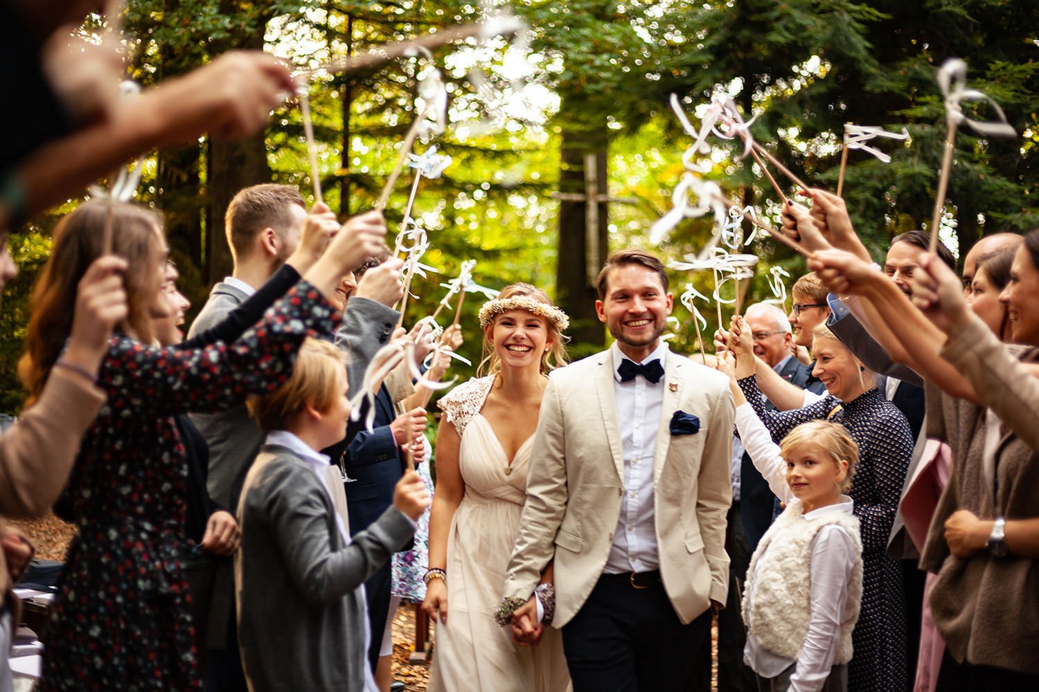 Authentische Bilder voller Liebe: Ben & Nicoles freie Trauung im Wald