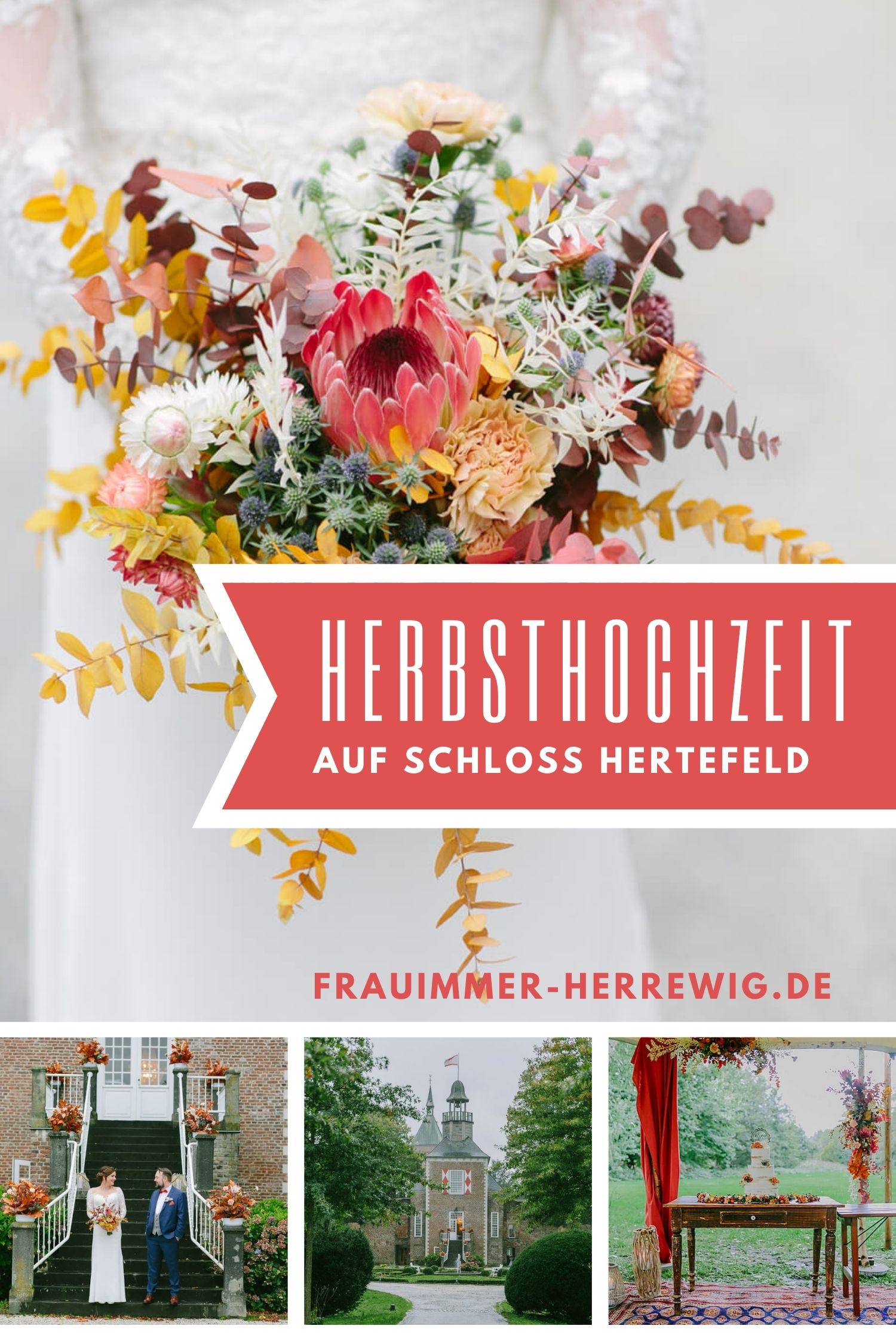 Herbsthochzeit schloss hertefeld – gesehen bei frauimmer-herrewig.de