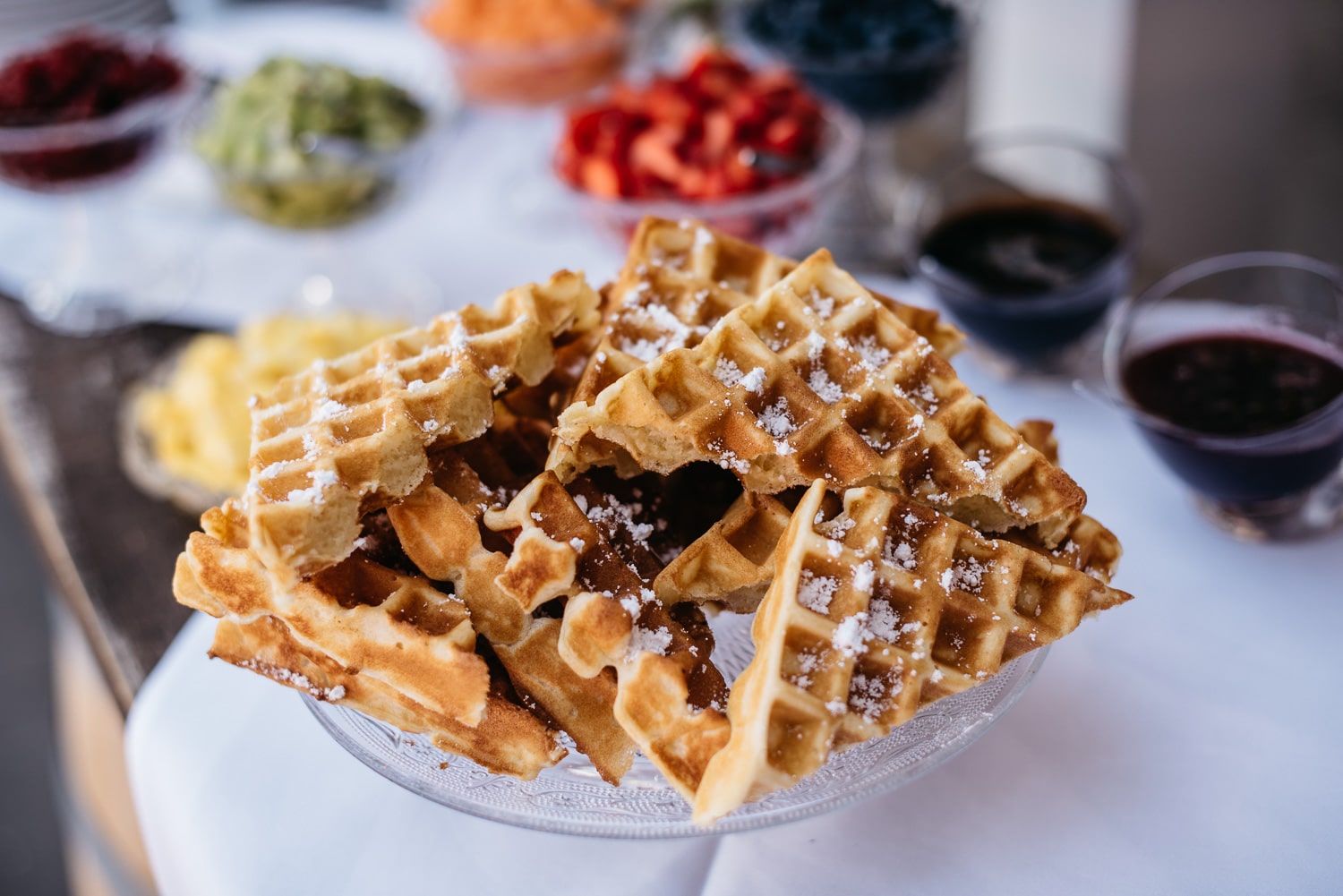 Desserts und Waffeln für die Hochzeit – gesehen bei frauimmer-herrewig.de