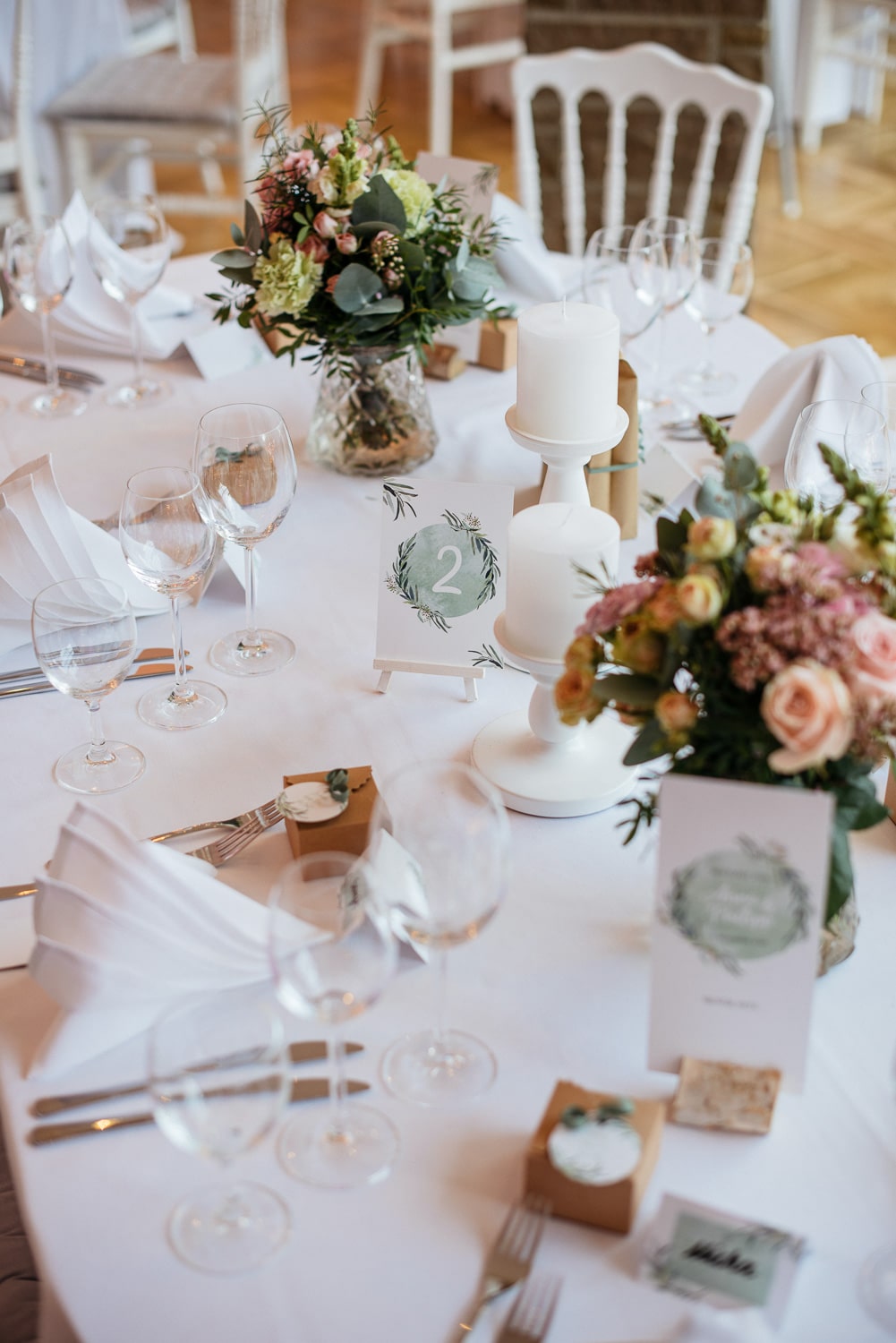 Tischdekoration Hochzeit – gesehen bei frauimmer-herrewig.de