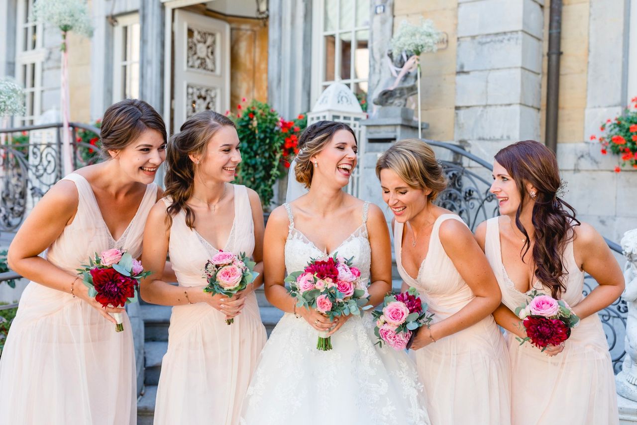 Невеста с подружками невесты - на сайте frauimmer-herrewig.de