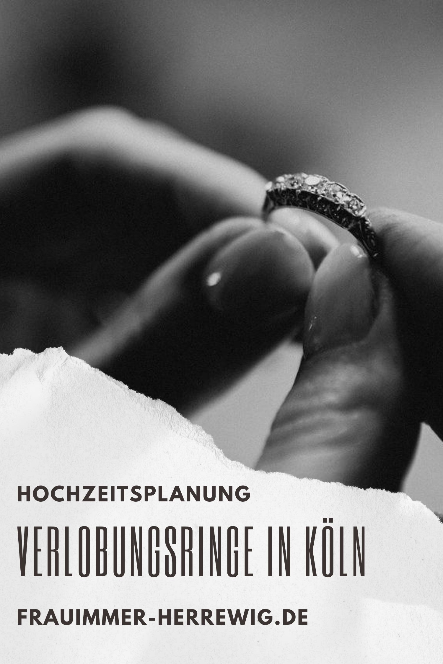 Verlobungsring mit eingefassten Diamanten – gesehen bei frauimmer-herrewig.de