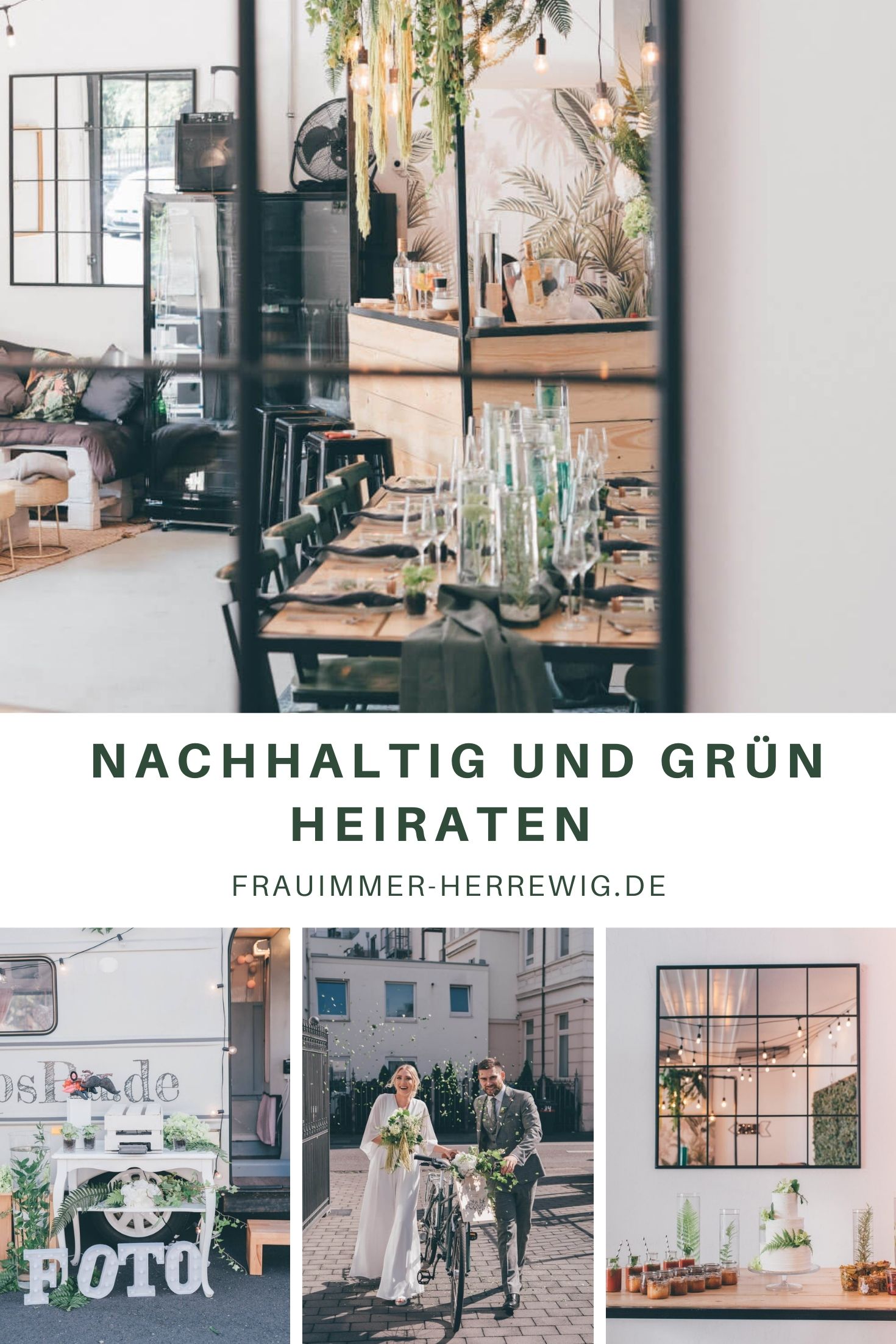 Nachhaltig und gruen heiraten – gesehen bei frauimmer-herrewig.de