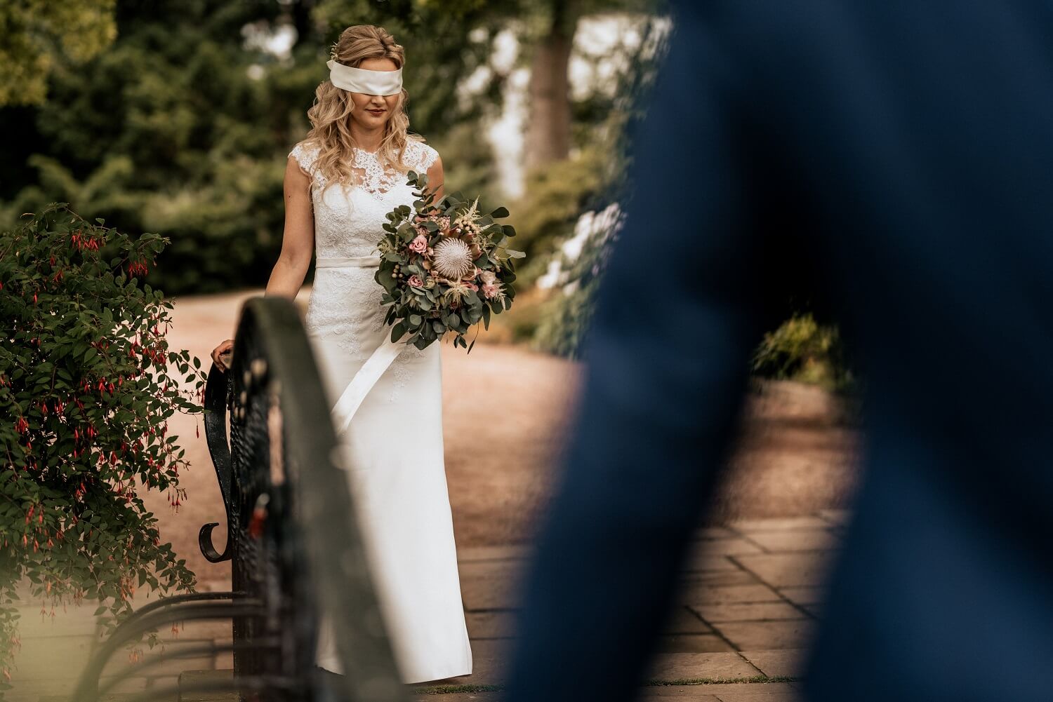 Hochzeitsfotoshooting bei Sommerhochzeit – gesehen bei frauimmer-herrewig.de