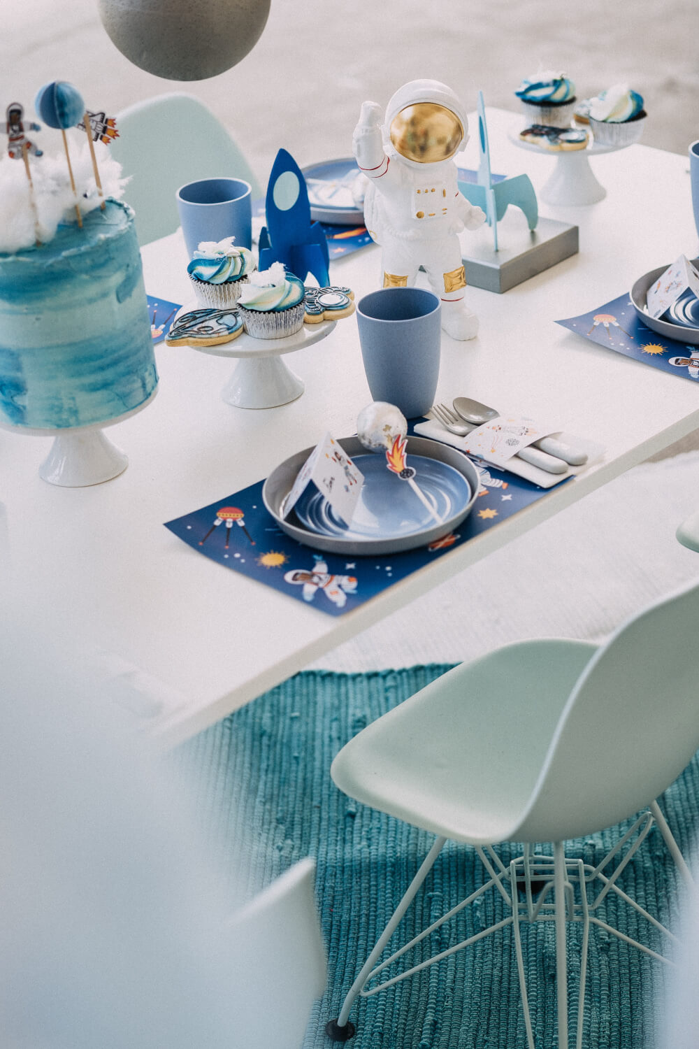 Украшение космического стола для детей - на сайте frauimmer-herrewig.de