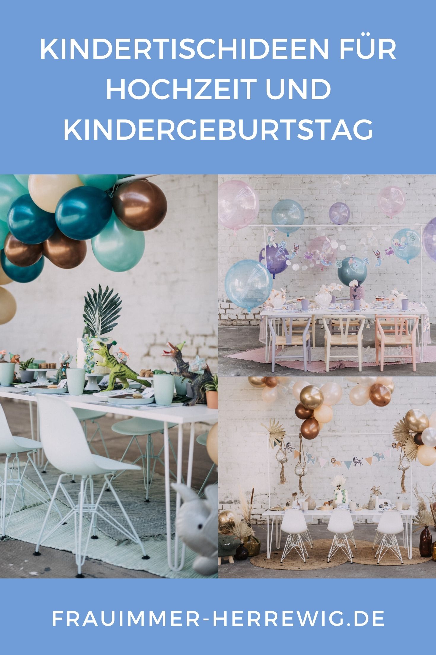 Kindertisch hochzeit – gesehen bei frauimmer-herrewig.de