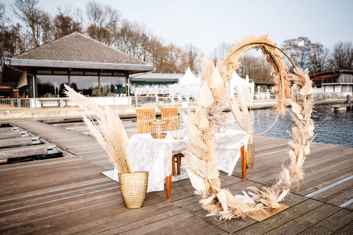 Boho Traubogen Hochzeit – gesehen bei frauimmer-herrewig.de