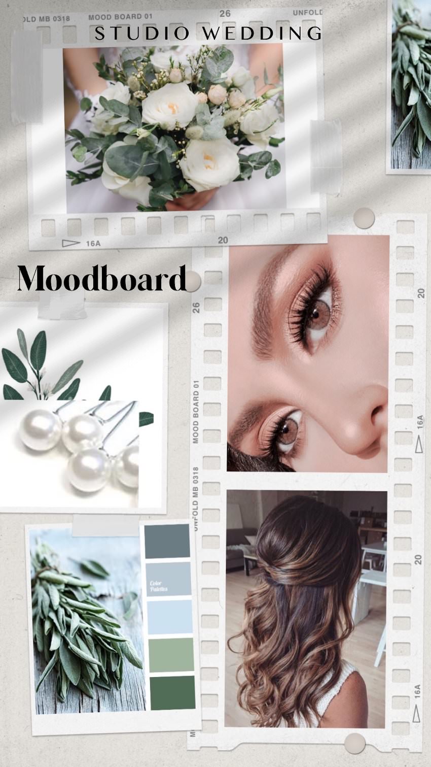 Moodboard свадебный стиль Bonn 2 - см. Frauimmer-herrewig.de