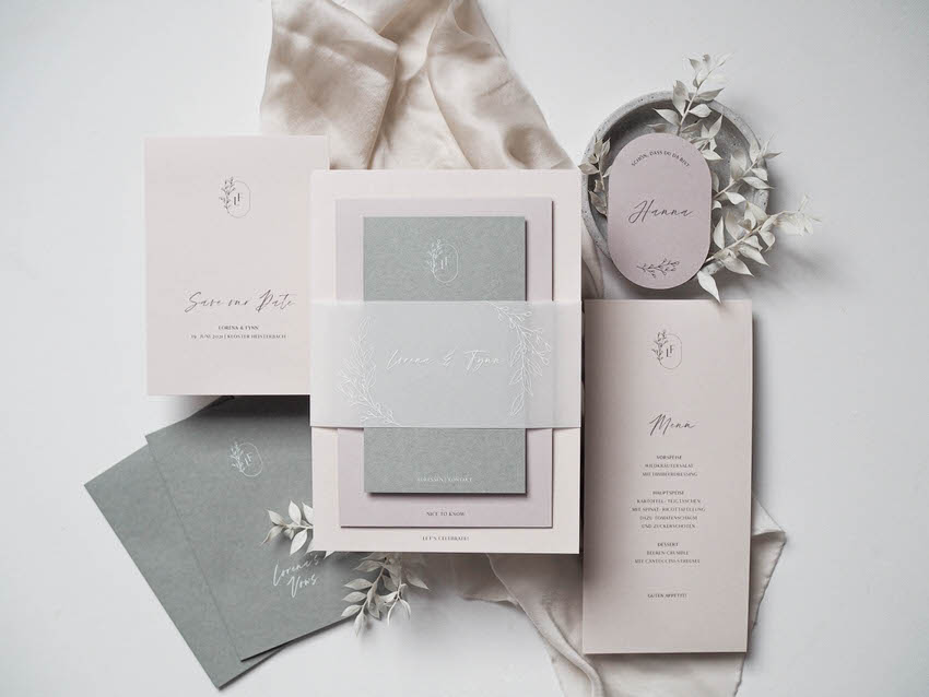 Свадебные канцелярские товары traufabrik - на frauimmer-herrewig.de