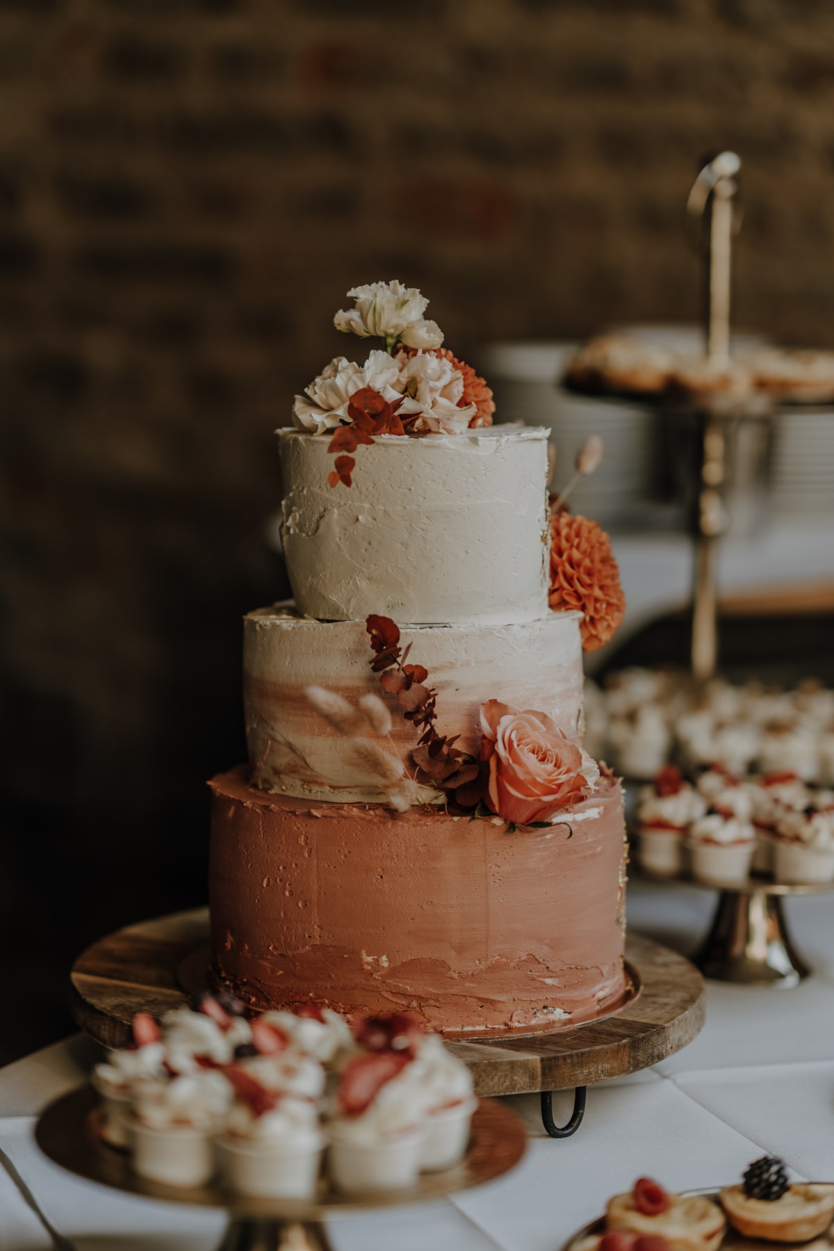 Herbstliche Hochzeitstorte – gesehen bei frauimmer-herrewig.de