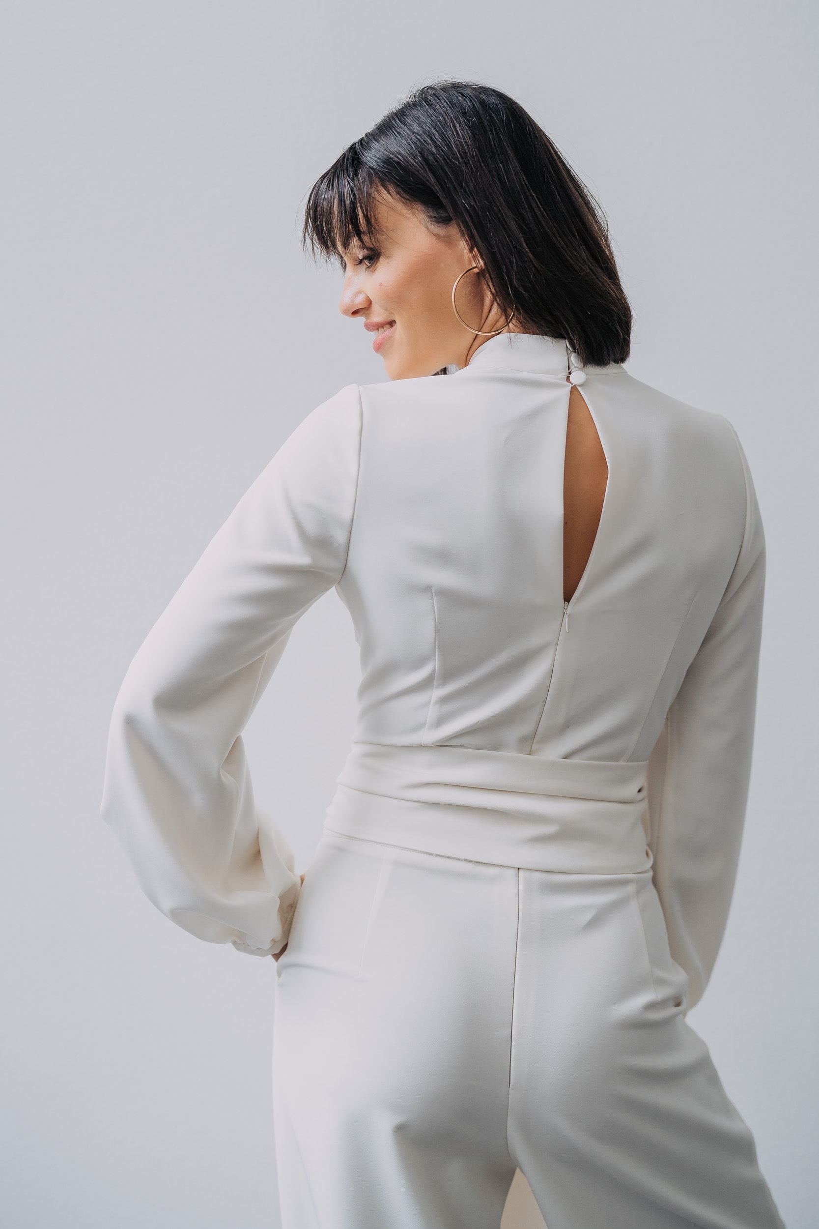 Claudia Heller Brautmode Brautjumpsuit Boston 7 min – gesehen bei frauimmer-herrewig.de