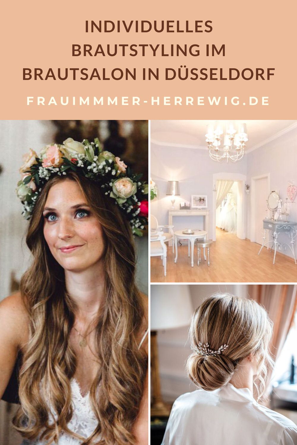 Brautstyling brautsalon duesseldorf – gesehen bei frauimmer-herrewig.de