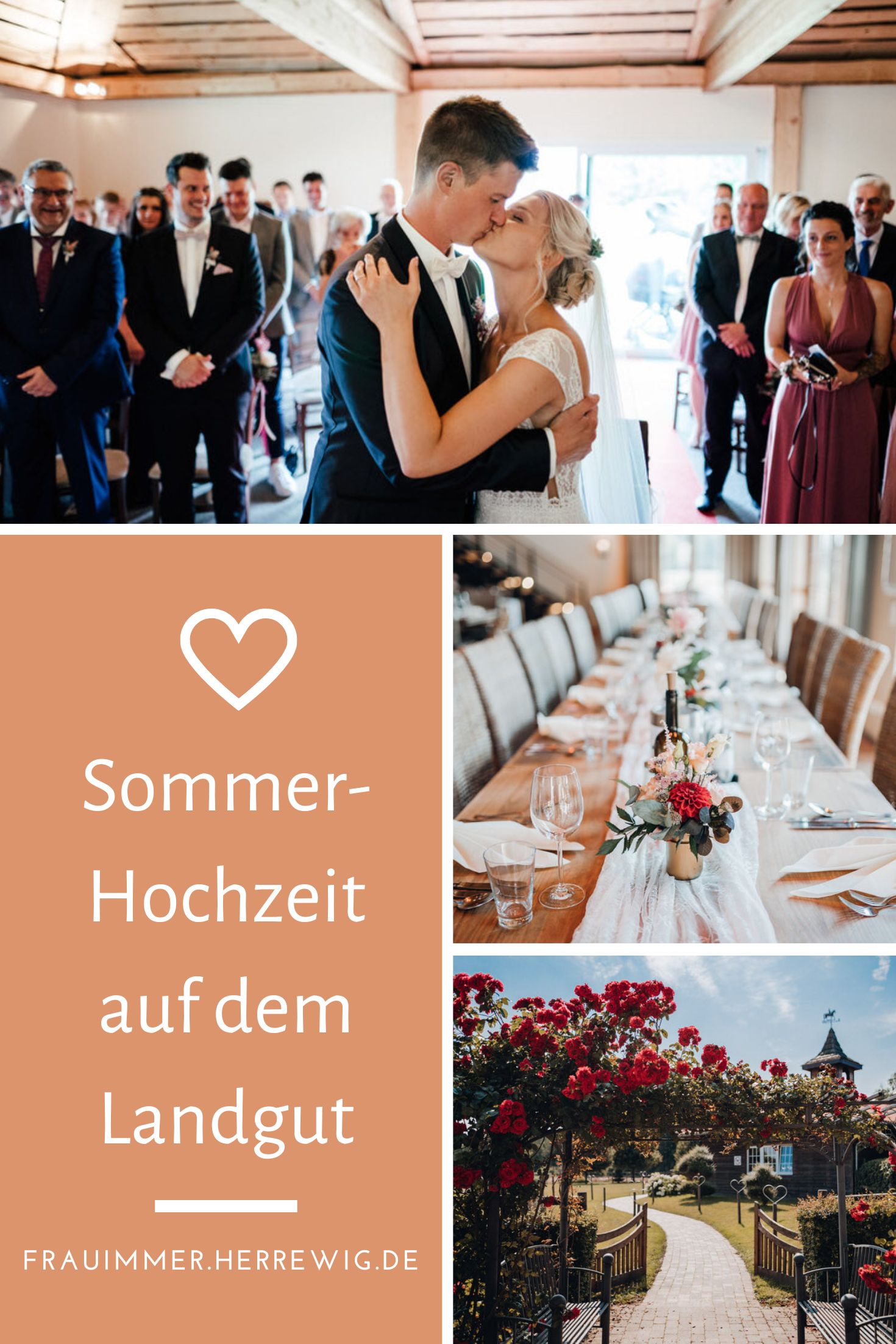 Sommerhochzeit landgut – gesehen bei frauimmer-herrewig.de