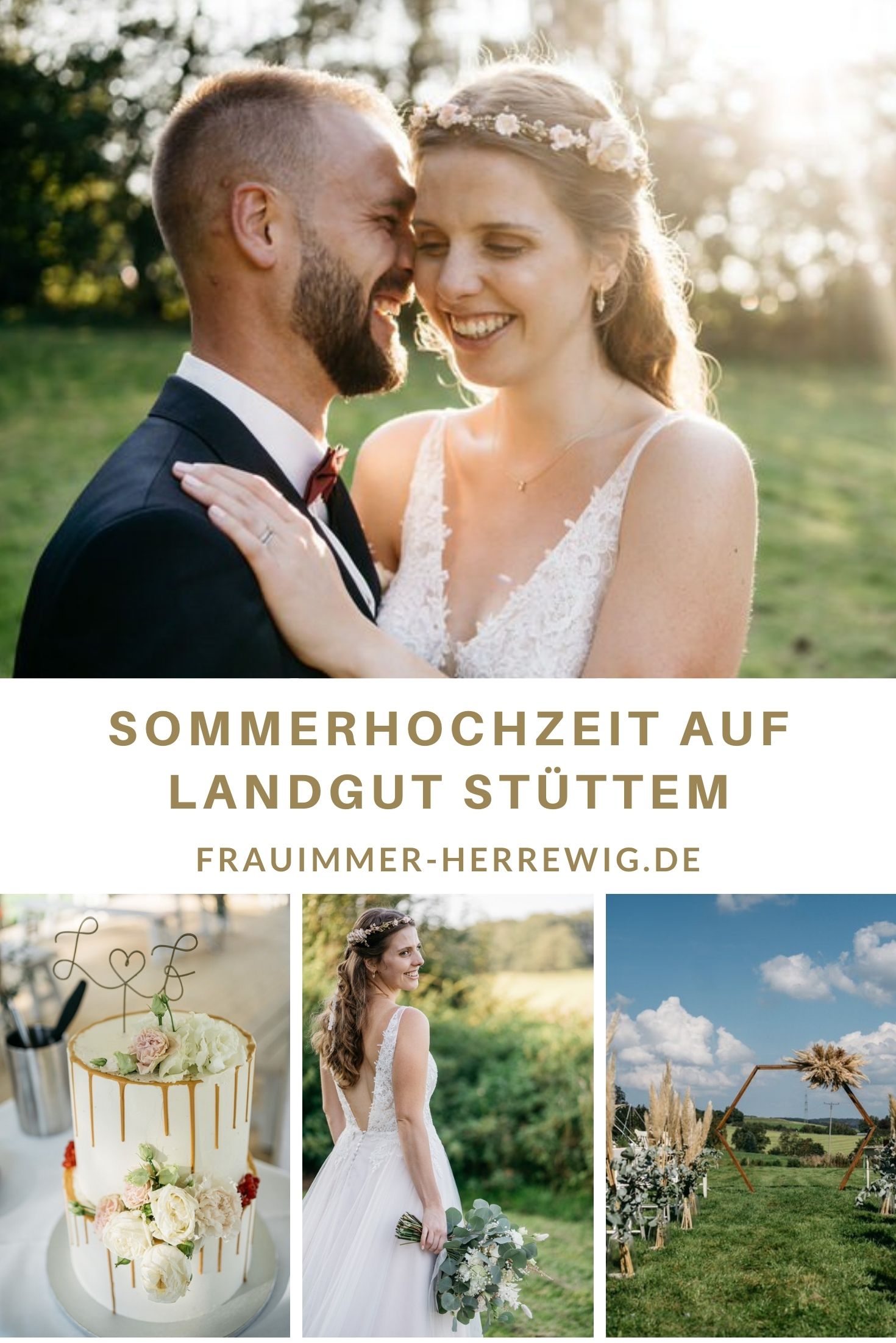 Sommerhochzeit landgut stuettem – gesehen bei frauimmer-herrewig.de