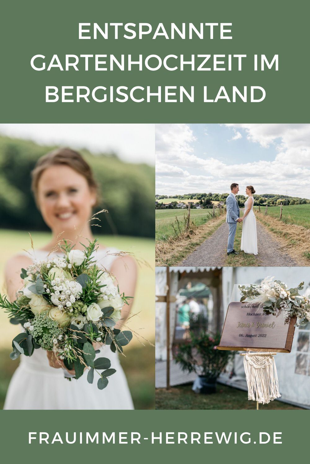 Gartenhochzeit bergisches land – gesehen bei frauimmer-herrewig.de