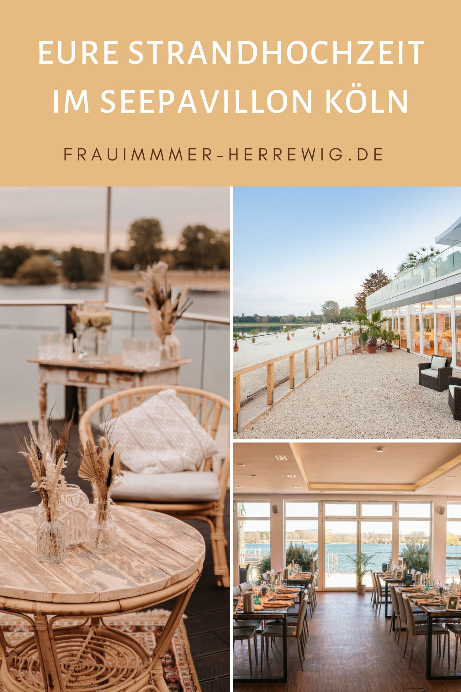 Strandhochzeit seepavillon – gesehen bei frauimmer-herrewig.de