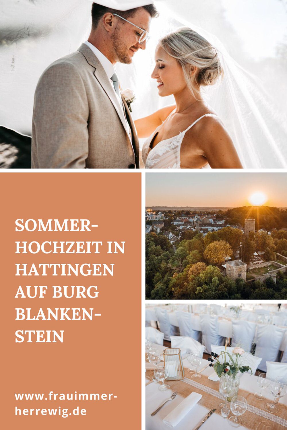 Sommerhochzeit burg blankenstein – gesehen bei frauimmer-herrewig.de