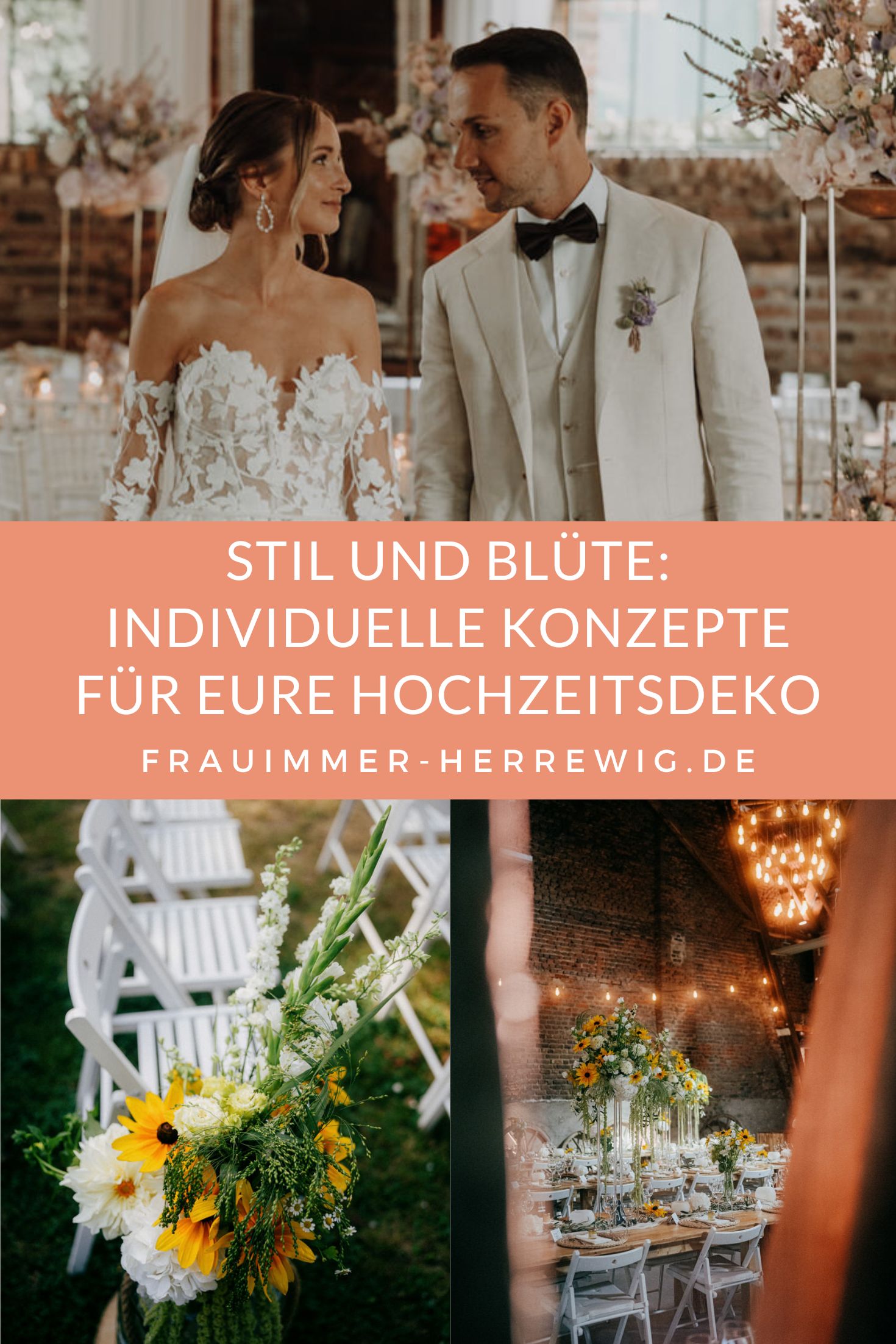 Stil und Bluete Hochzeitsdeko Konzepte – gesehen bei frauimmer-herrewig.de