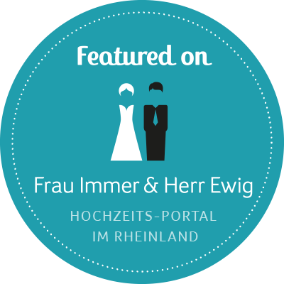 Hochzeit Köln, Hochzeit Bonn, Hochzeit Düsseldorf - Frau Immer & Herr Ewig