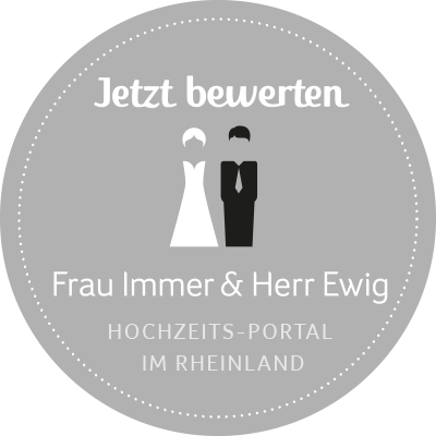 Hochzeit Köln, Hochzeit Bonn, Hochzeit Düsseldorf - Frau Immer & Herr Ewig