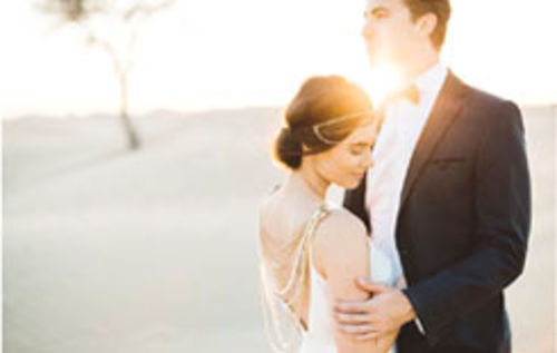 Styled Shoot in der Wüste von Dubai
