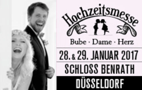 Hochzeitsmesse Düsseldorf Bube Dame Herz 2017