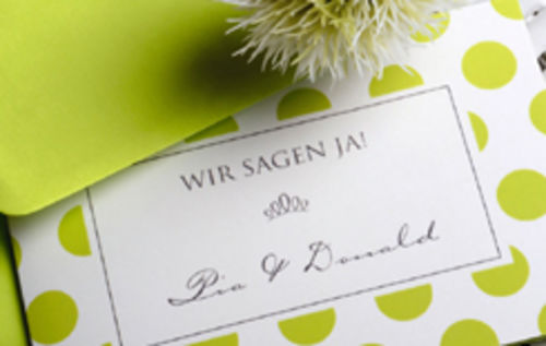 Interview carinokarten Hochzeitspapeterie